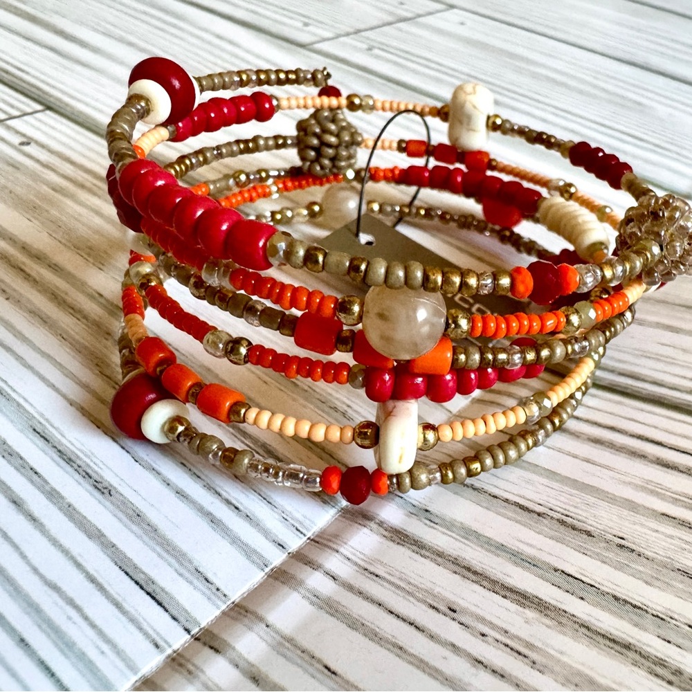 Colorful Beaded Bracelet Set - Picture 3 of 5